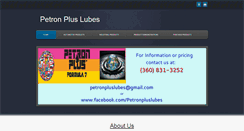 Desktop Screenshot of petronpluslubes.com